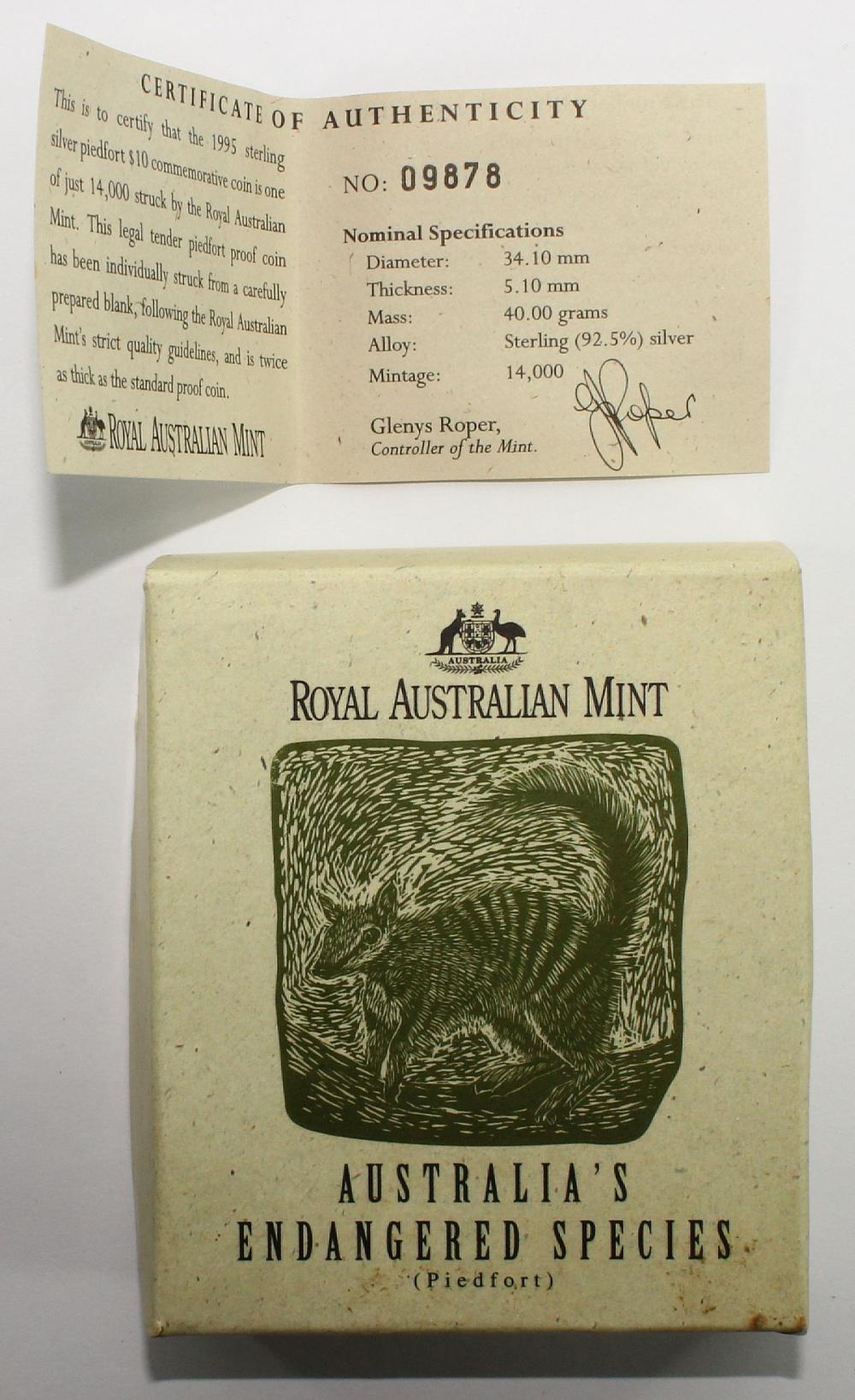 Australia 1995 'Numbat' Sil... image