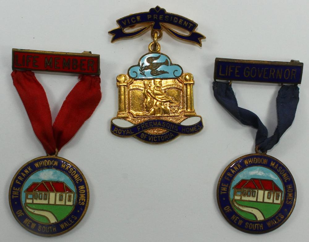 Masonic Freemasons Medals (... image