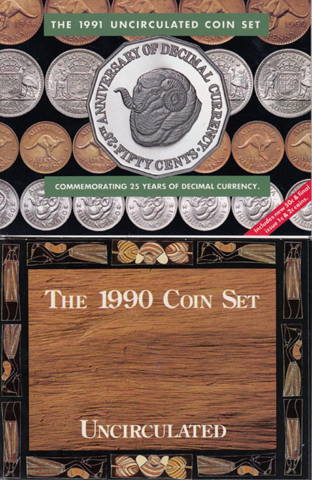 Australia. 1990 & 1991 Mint... image