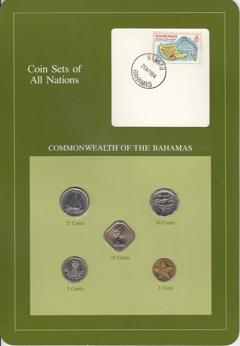 Bahamas. 1969-84 1, 5, 10, ... image