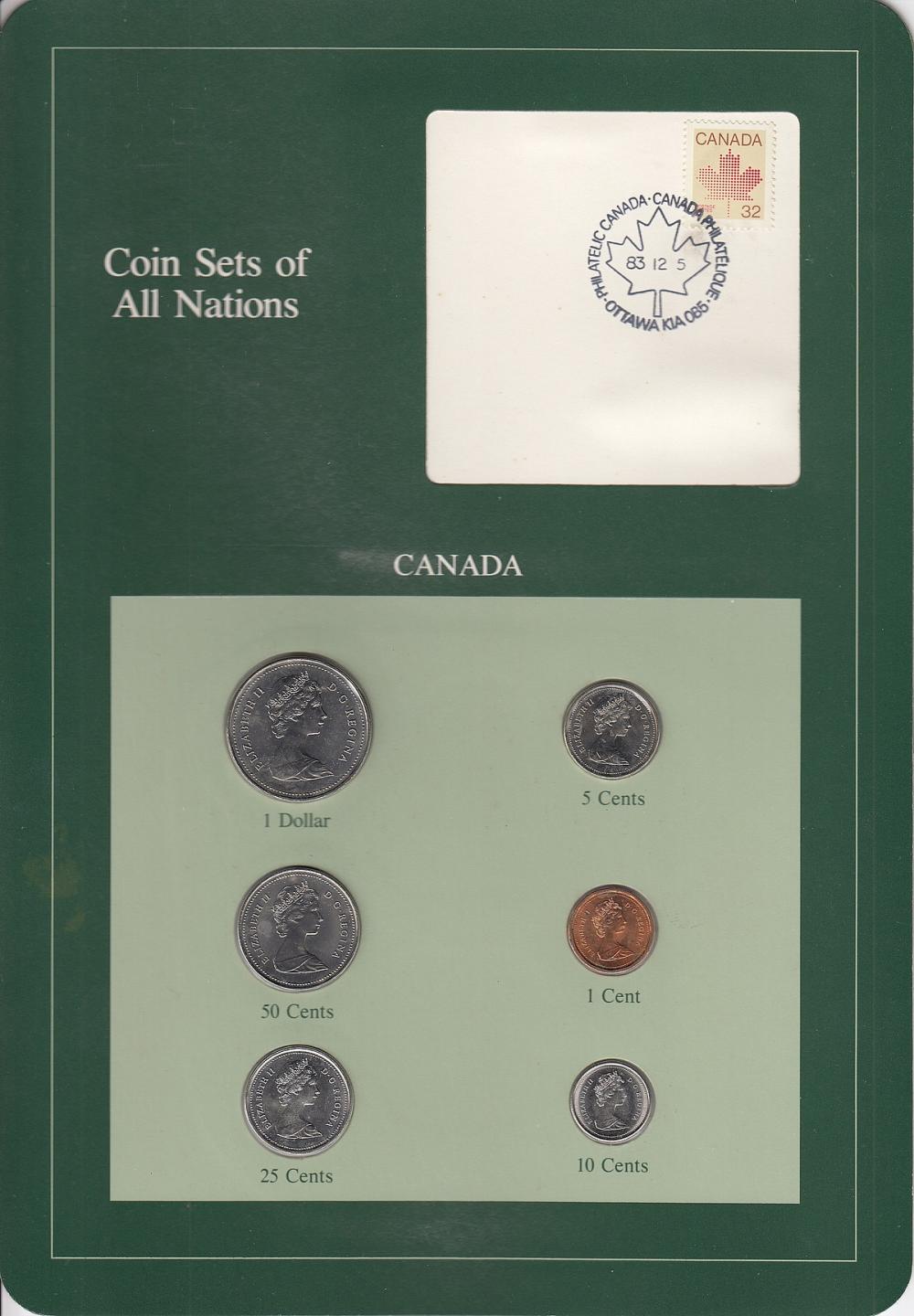 Canada. 1984 1, 5, 10, 25, ... image