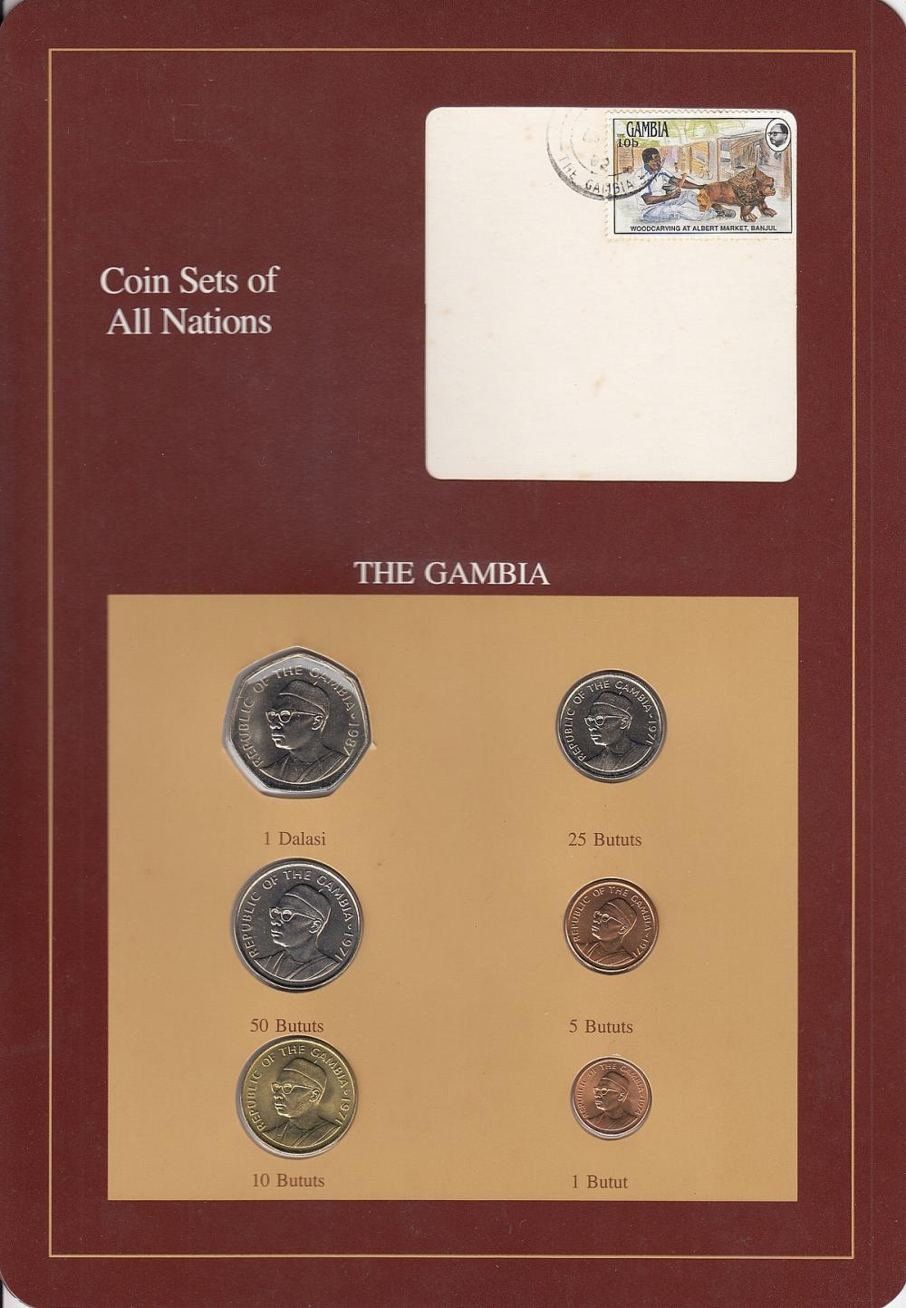 Gambia. 1971-87 1, 5, 10, 2... image