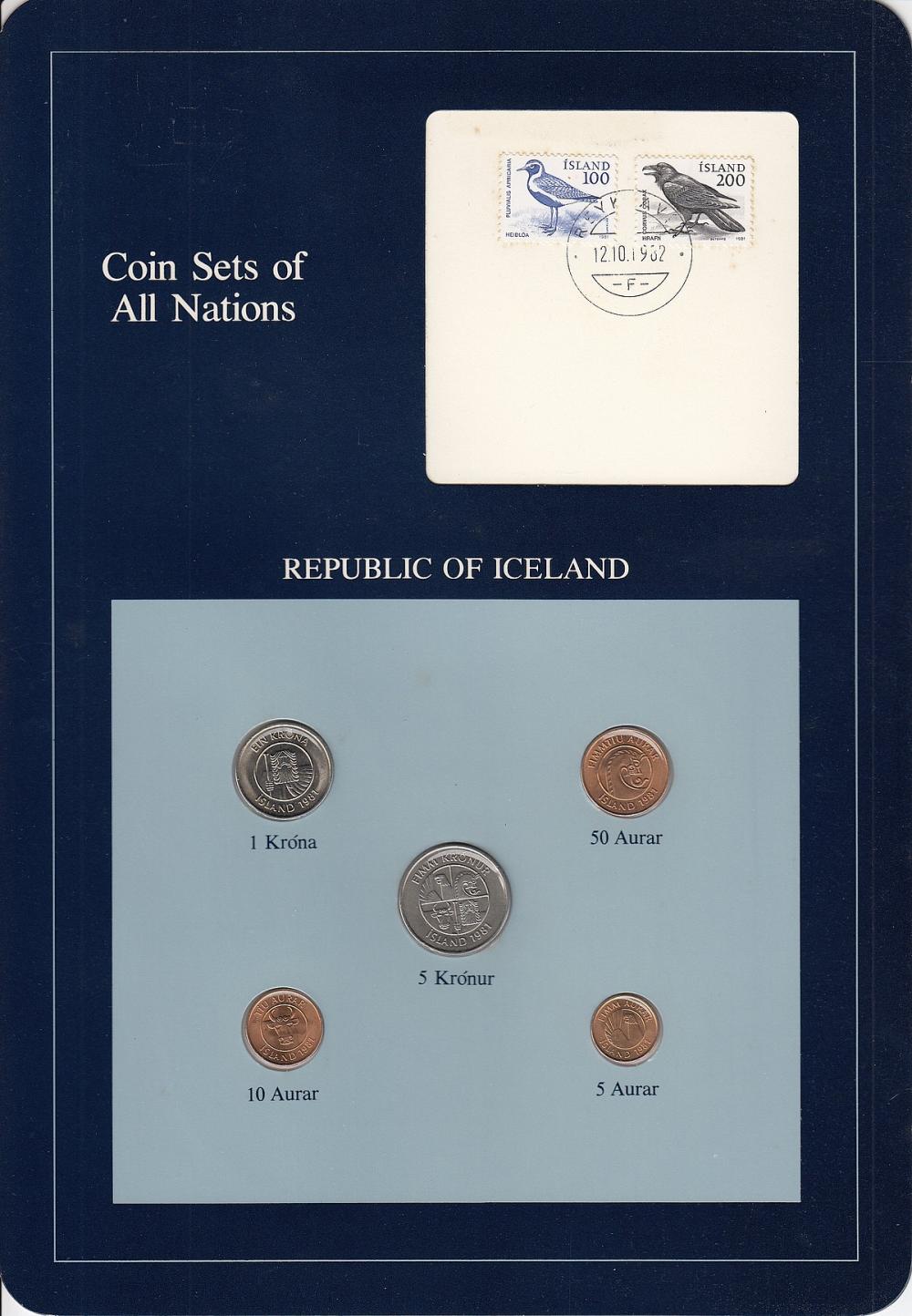 Iceland. 1981 5, 10 & 50 Au... image