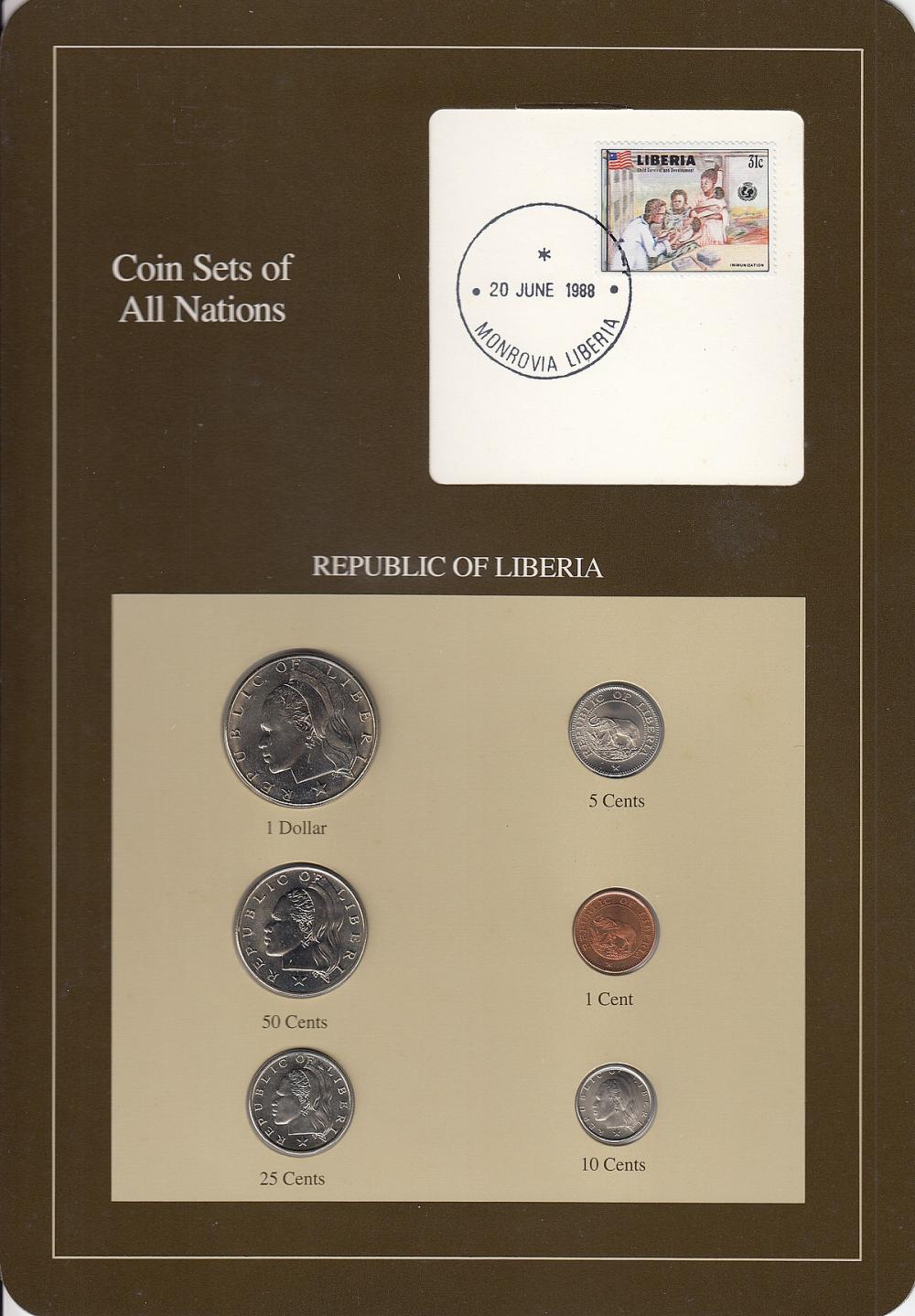 Liberia. 1968-84 1, 5, 10, ... image