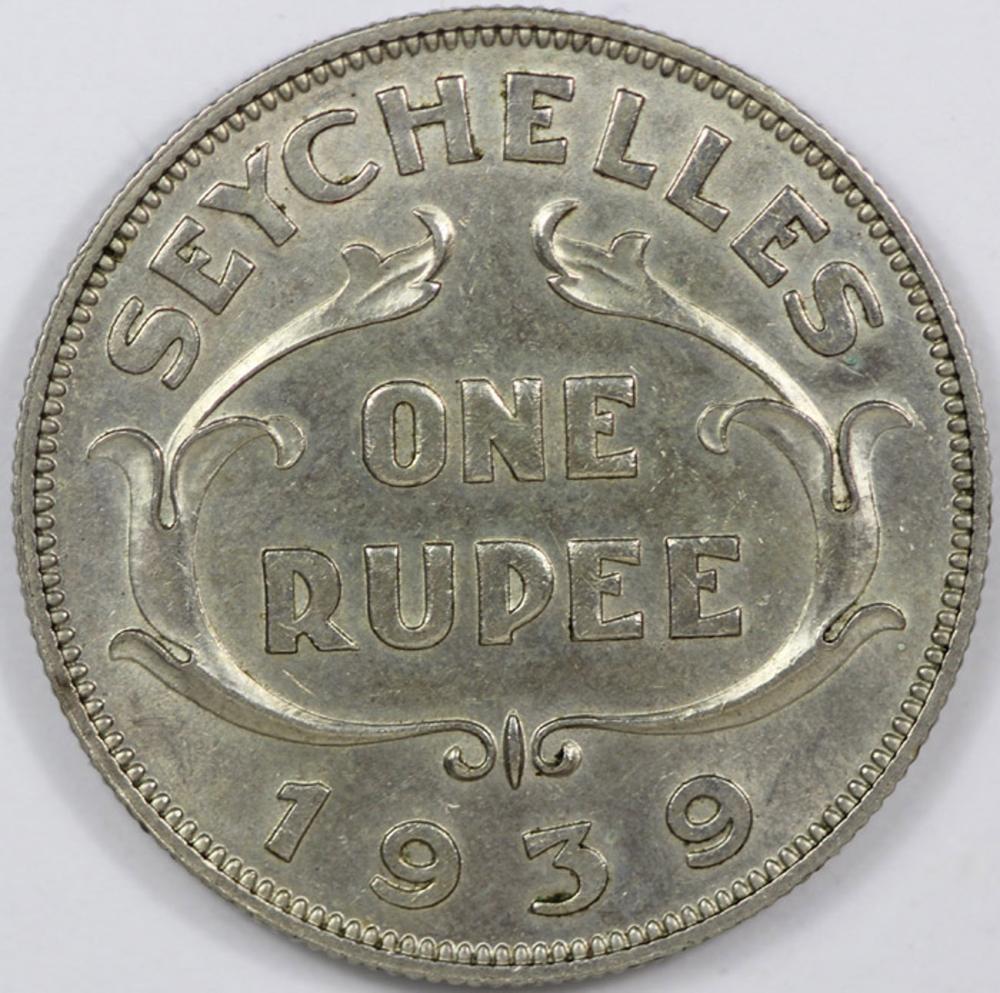 Seychelles. 1939 Silver (0.... image