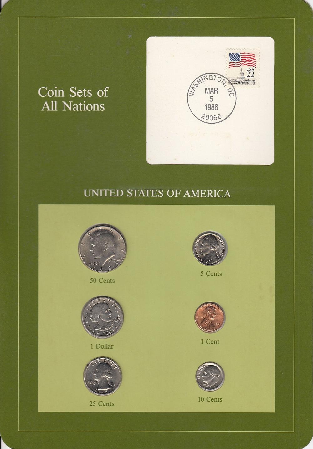 U.S.A. 1980-5 1, 5, 10, 25 ... image