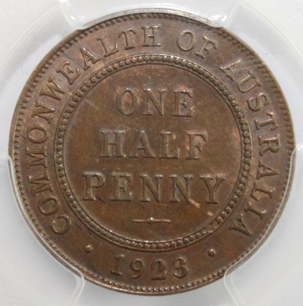 Australia. 1923 Halfpenny, ... image