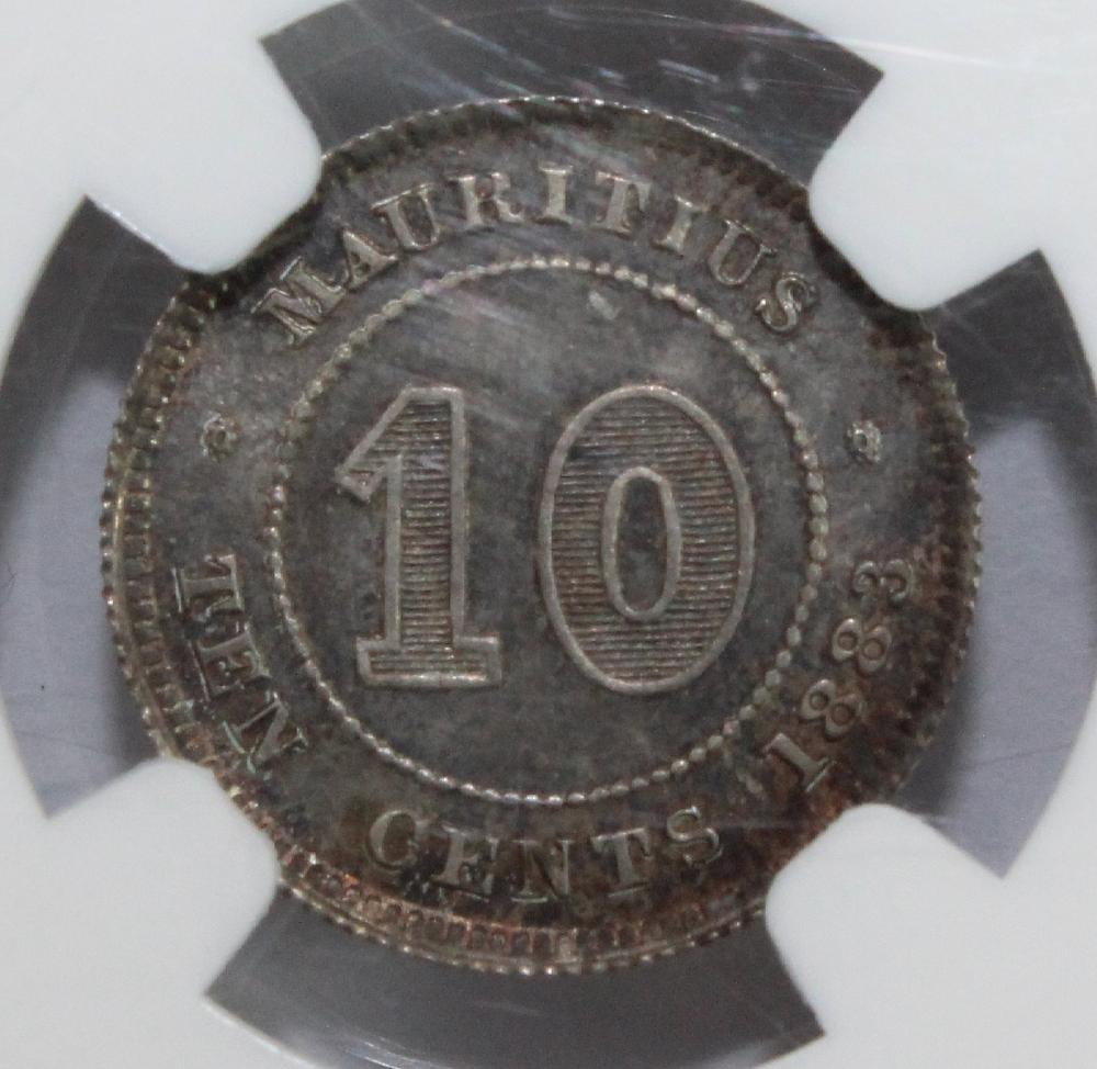 Mauritius. 1883 Proof 10 Ce... image