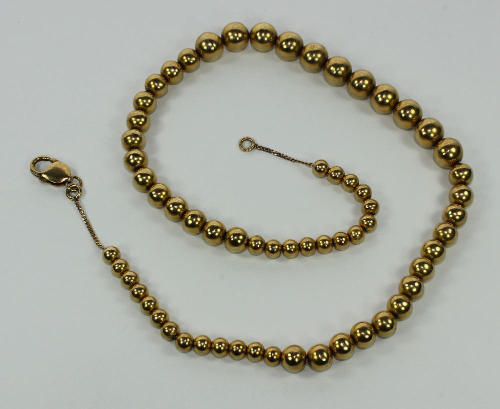 Graduated Bead Necklace in ... image