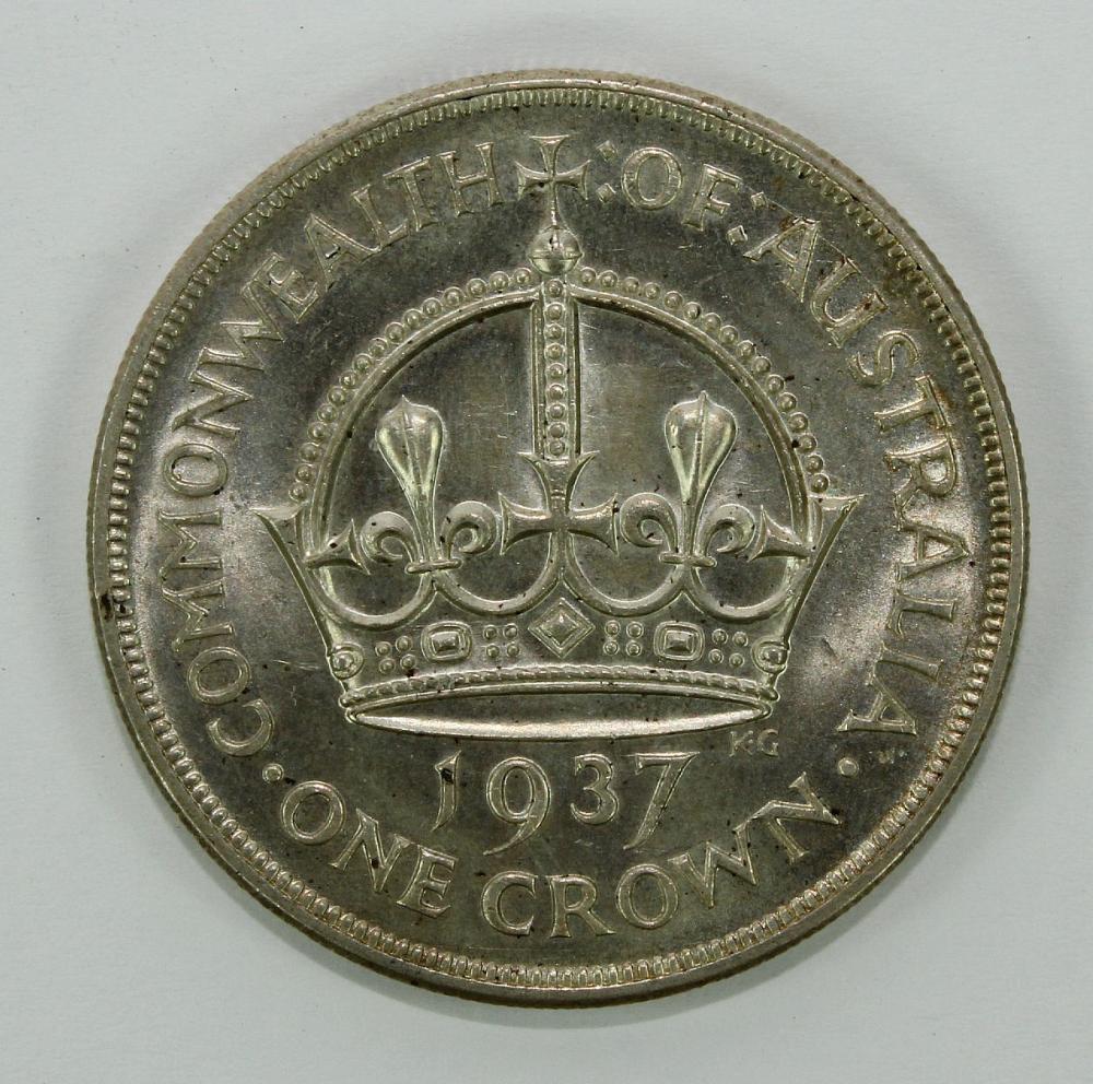 Australia 1937 Crown, Lustr... image