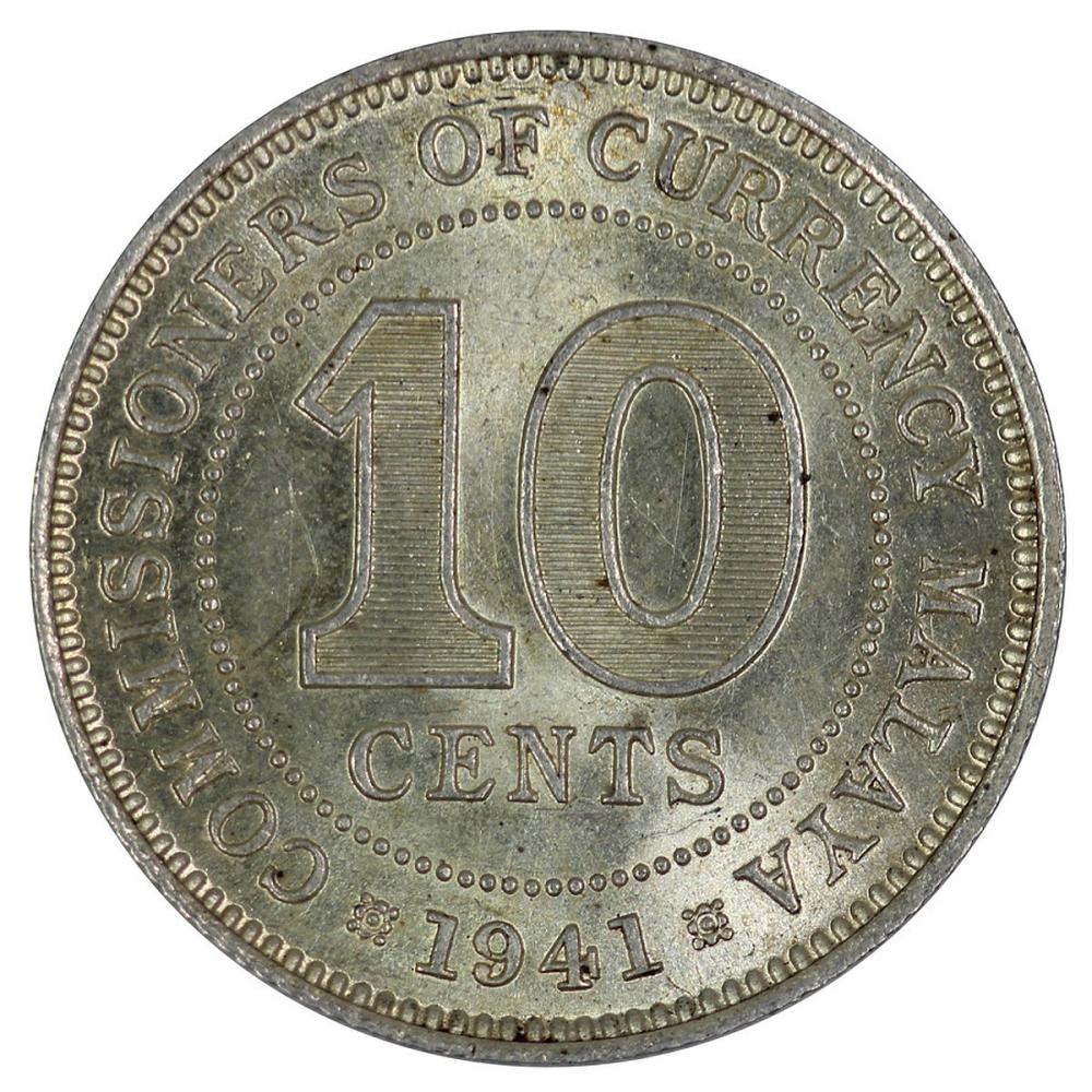 Malaya 1941 Silver (0.750) ... image