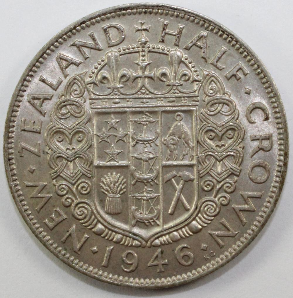 New Zealand 1946 Silver Hal... image