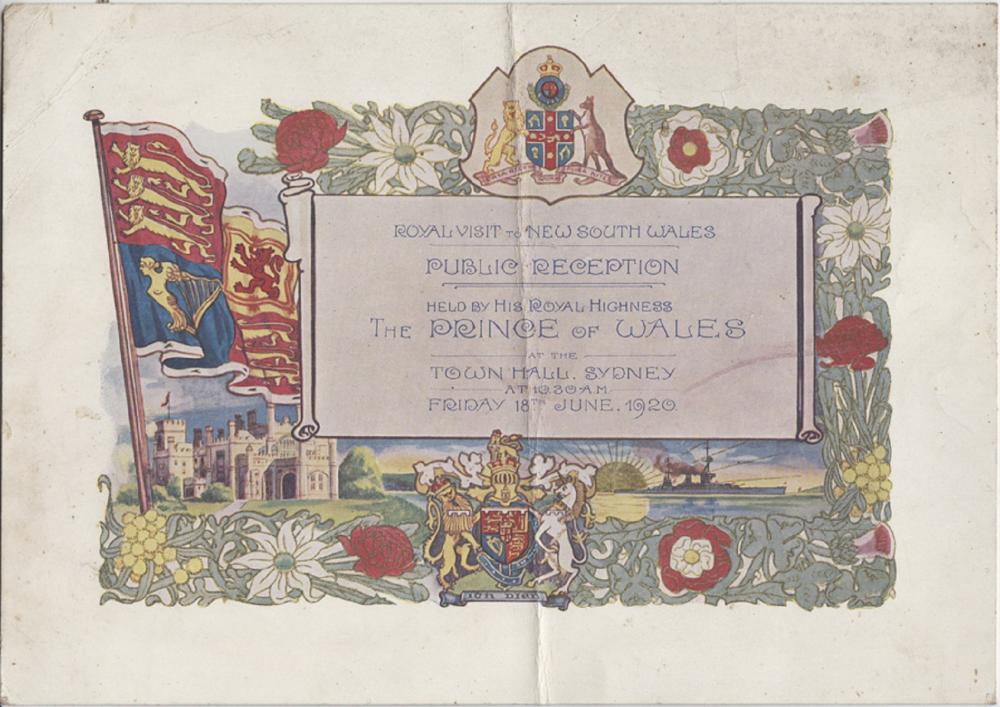 Australia 1920 Invitation t... image