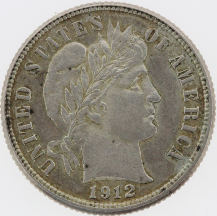 USA 1912 S Dime, lightly to... image