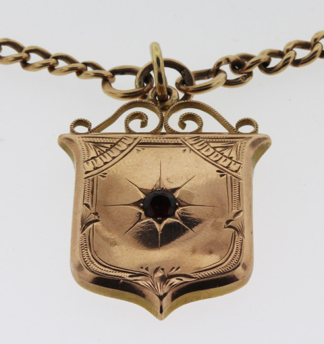 Antique Australian Gold Fob... image