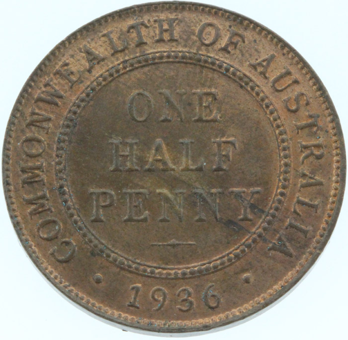 Australia 1936 Halfpenny, L... image