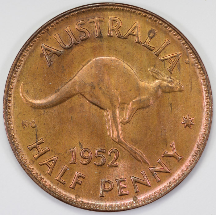 Australia 1952 A. (P) Halfp... image