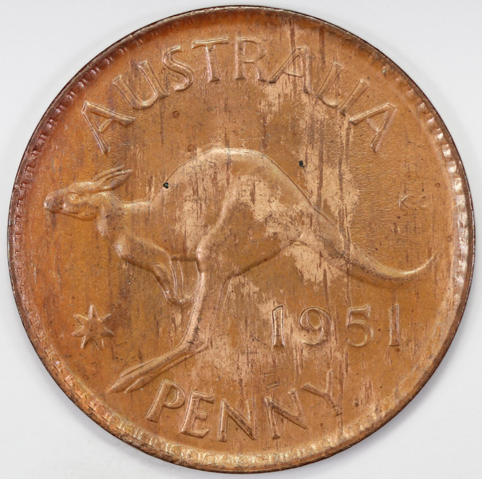 Australia 1951 Y. (P) Penny... image