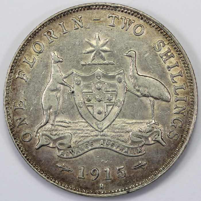 Australia 1915 H Florin, go... image