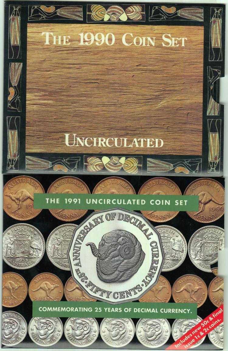 Australia 1990 & 1991 Mint ... image