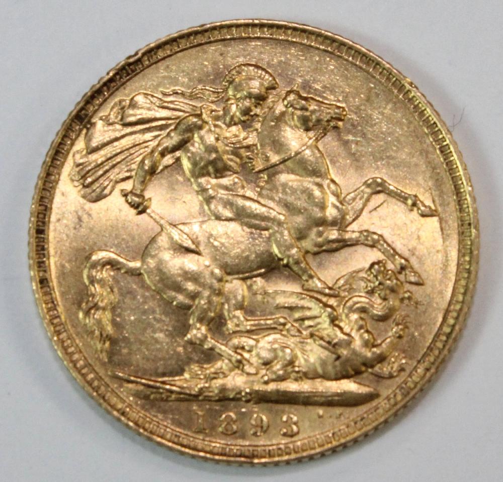 Australia. 1893 S Sovereign... image