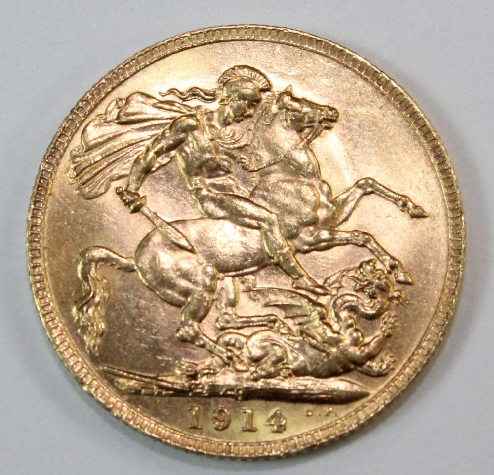 Australia. 1914 P Sovereign... image