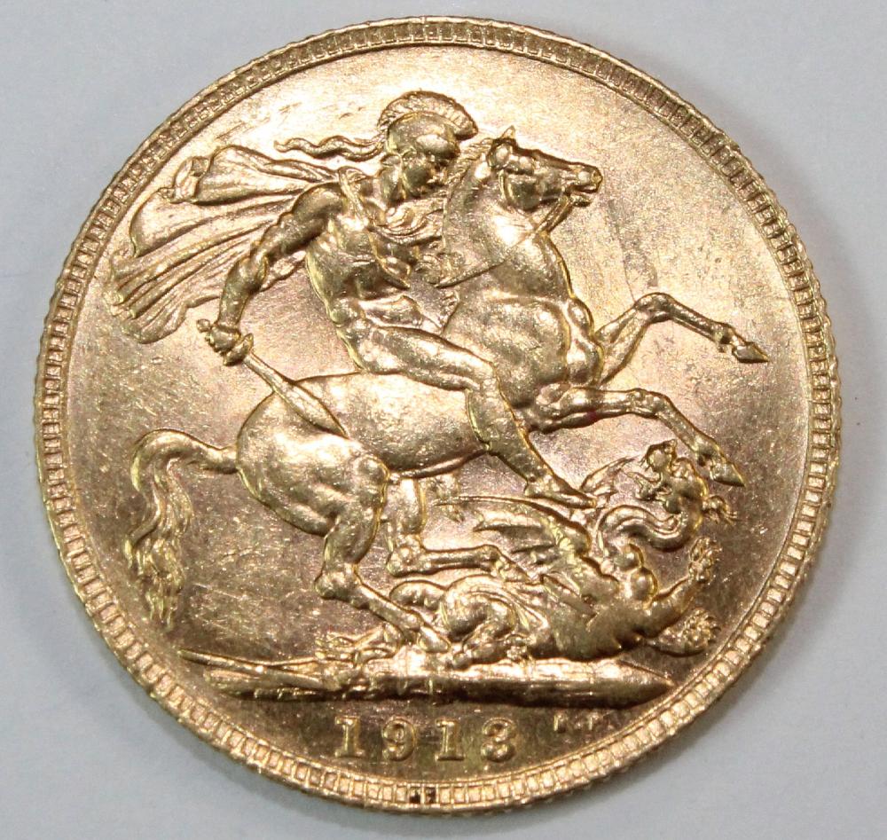 Australia. 1913 P Sovereign... image