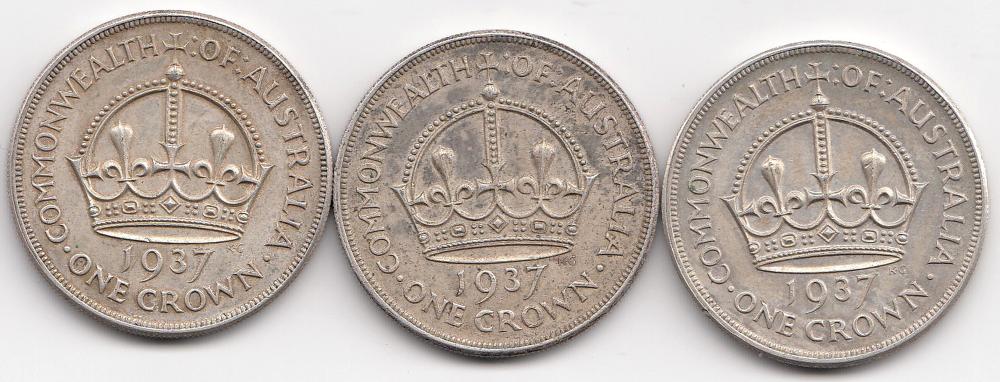 Australia. 1937 Crowns, Ext... image