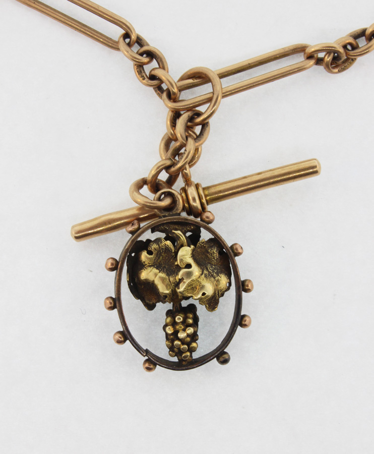 Watch Chain in 15ct Gold wi... image