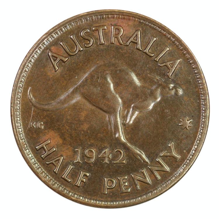 Australia 1942 (M) Halfpenn... image