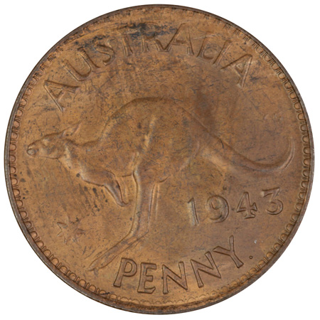 Australia 1943 Y. (P) Penny... image