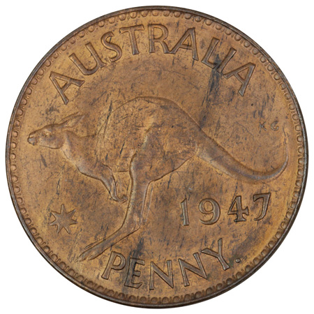 Australia 1947 Y. (P) Penny... image