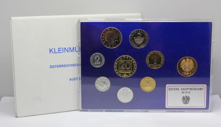 Austria 1984 Proof Set (8 c... image