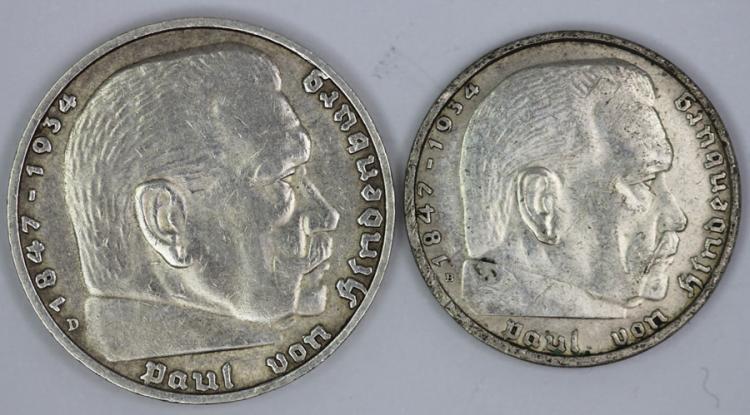 Germany 1938 B 2 Reichmark ... image