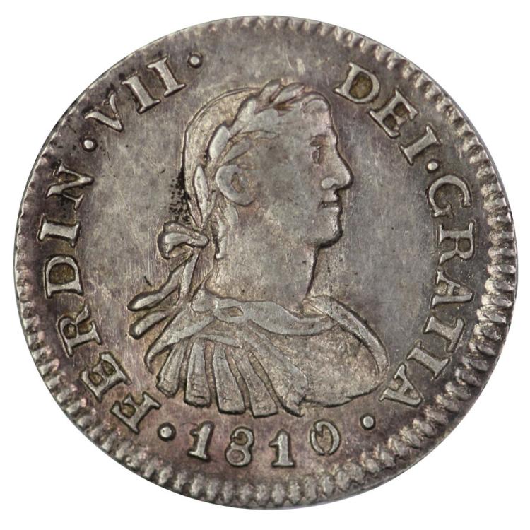 Mexico 1810 HJ Silver Half ... image