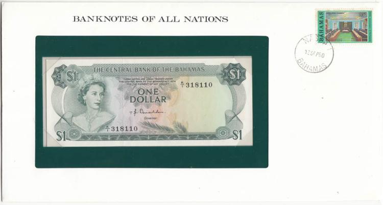 Bahamas 1974 'Donaldson' $1... image