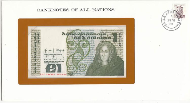 Ireland (1982-87) £1, Uncir... image