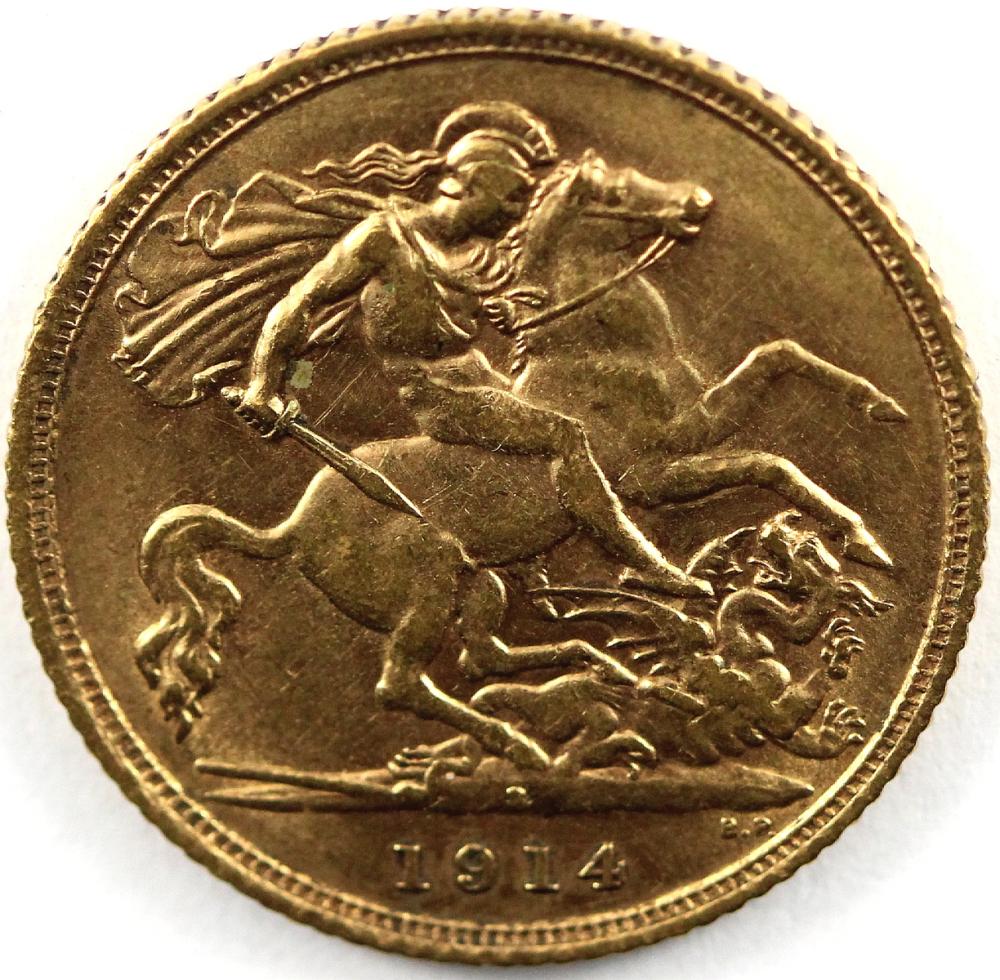 Australia. 1914 S Gold (0.9... image