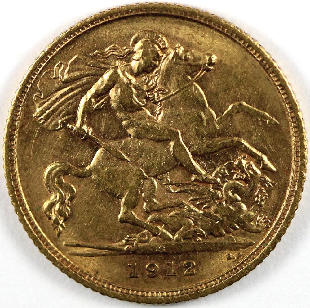 Australia. 1912 S Gold (0.9... image