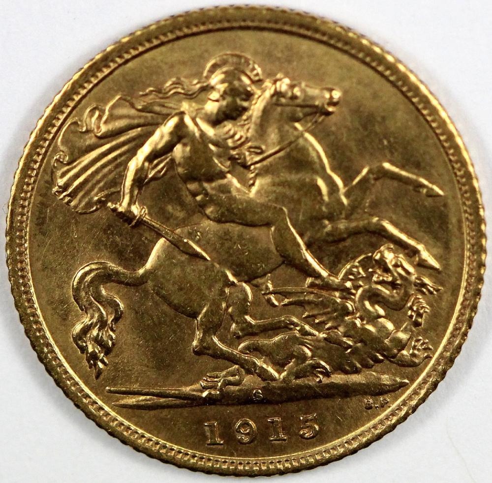 Australia. 1915 S Gold (0.9... image