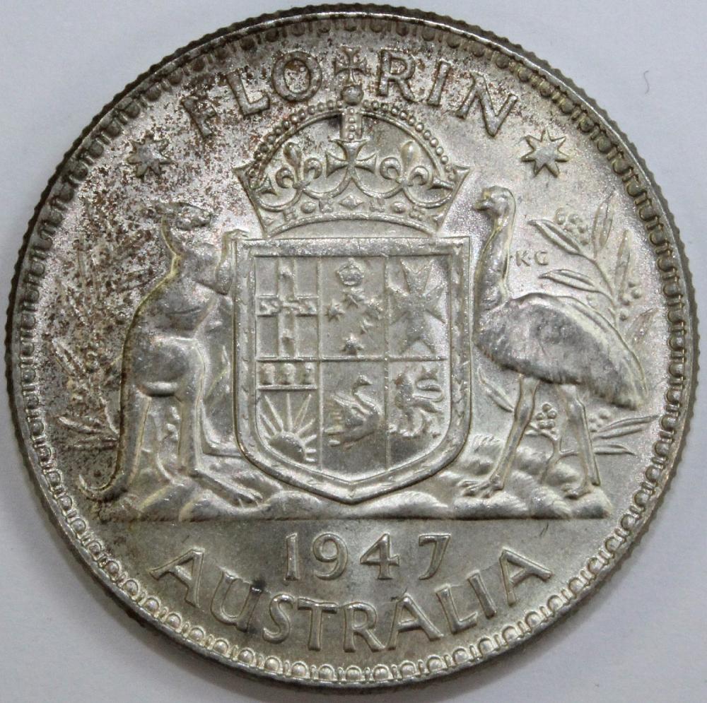 Australia. 1947 Florin, Cho... image