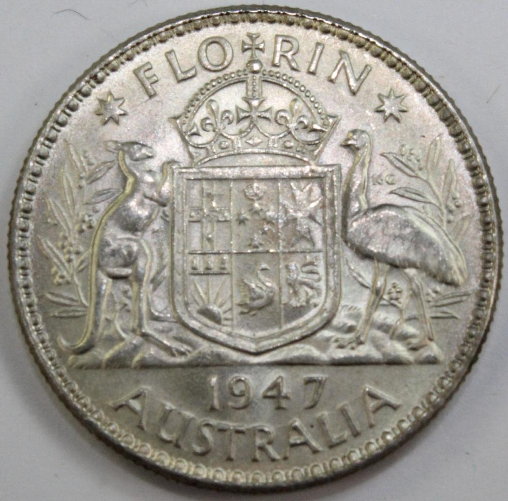 Australia. 1947 Florin, Cho... image