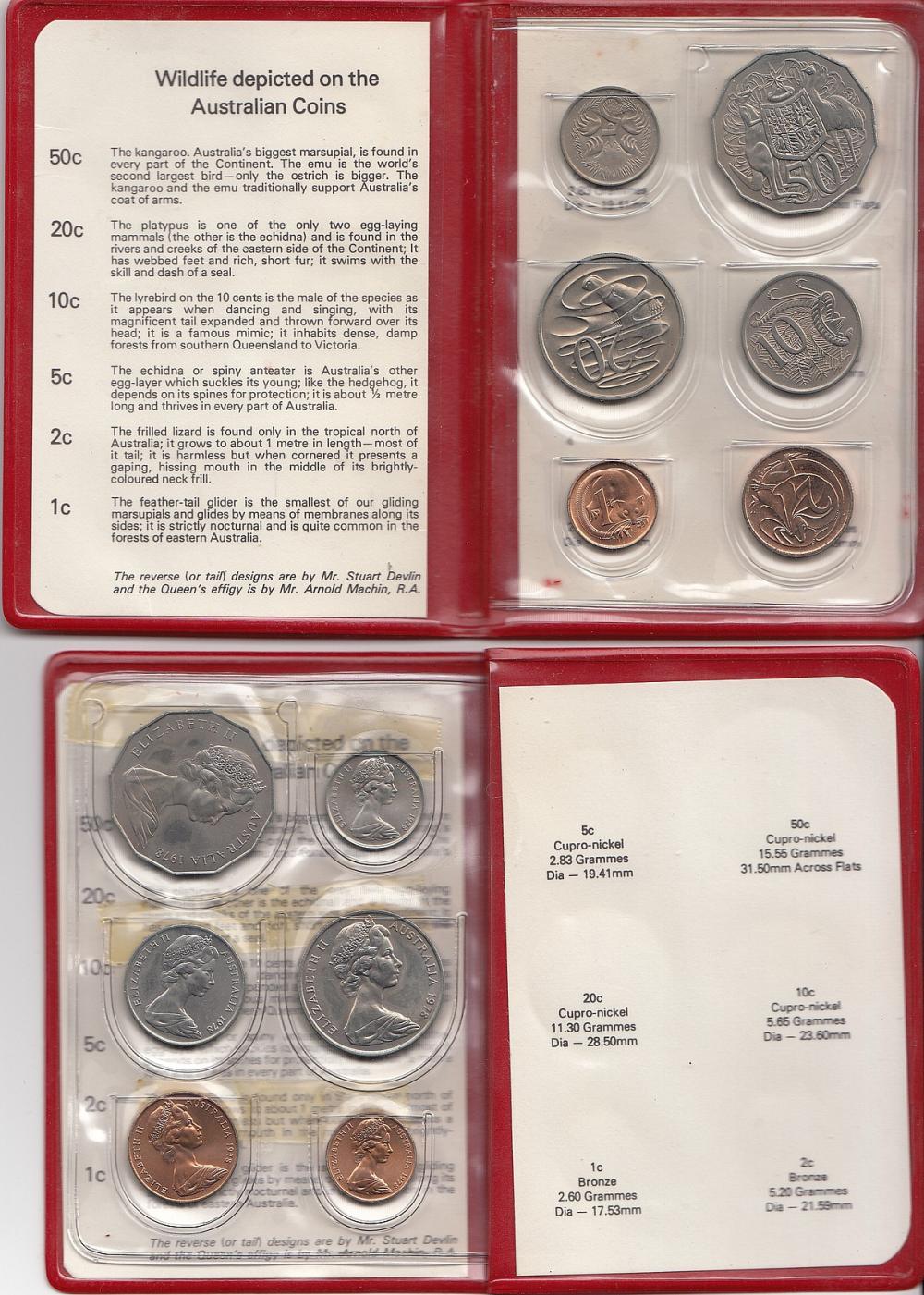 Australia. 1978 Mint Sets, ... image