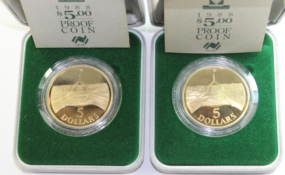 Australia. 1988 Proof Five ... image