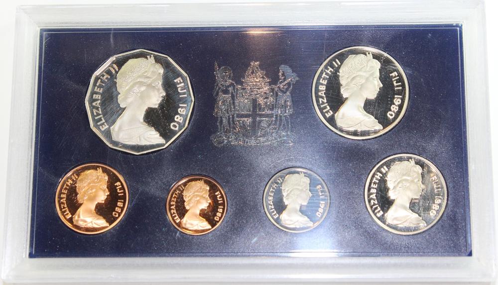 Fiji. 1980 Proof Set, FDC (... image