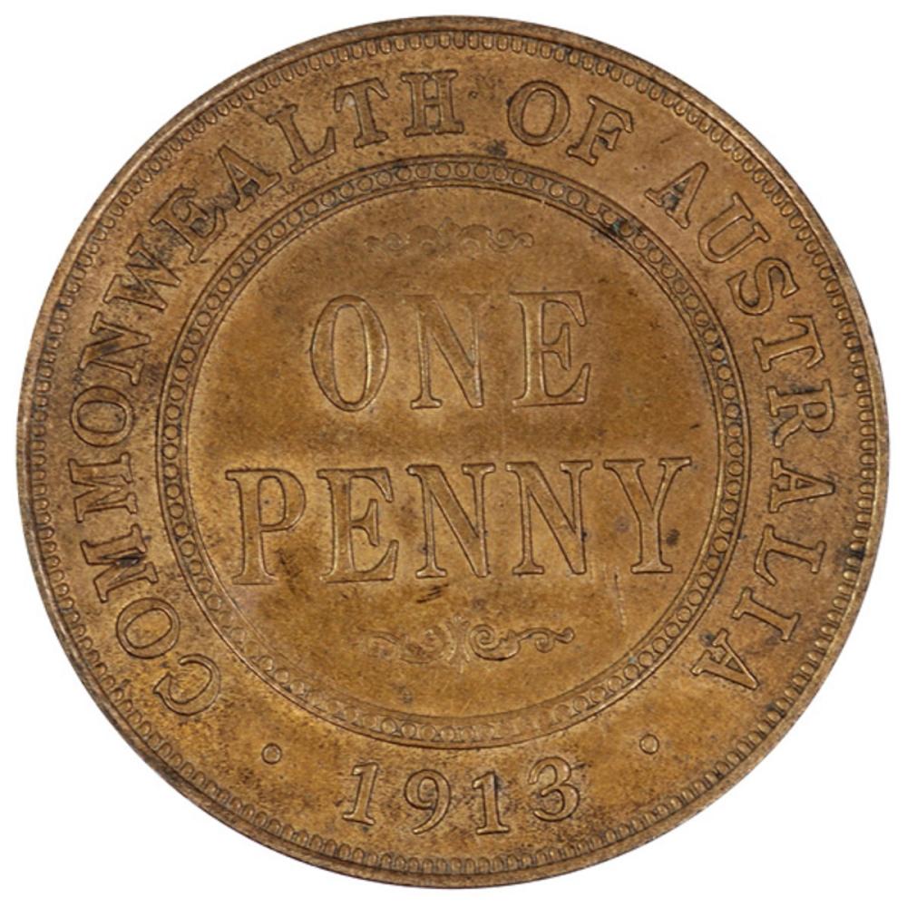 Australia. 1913 Penny, Unci... image