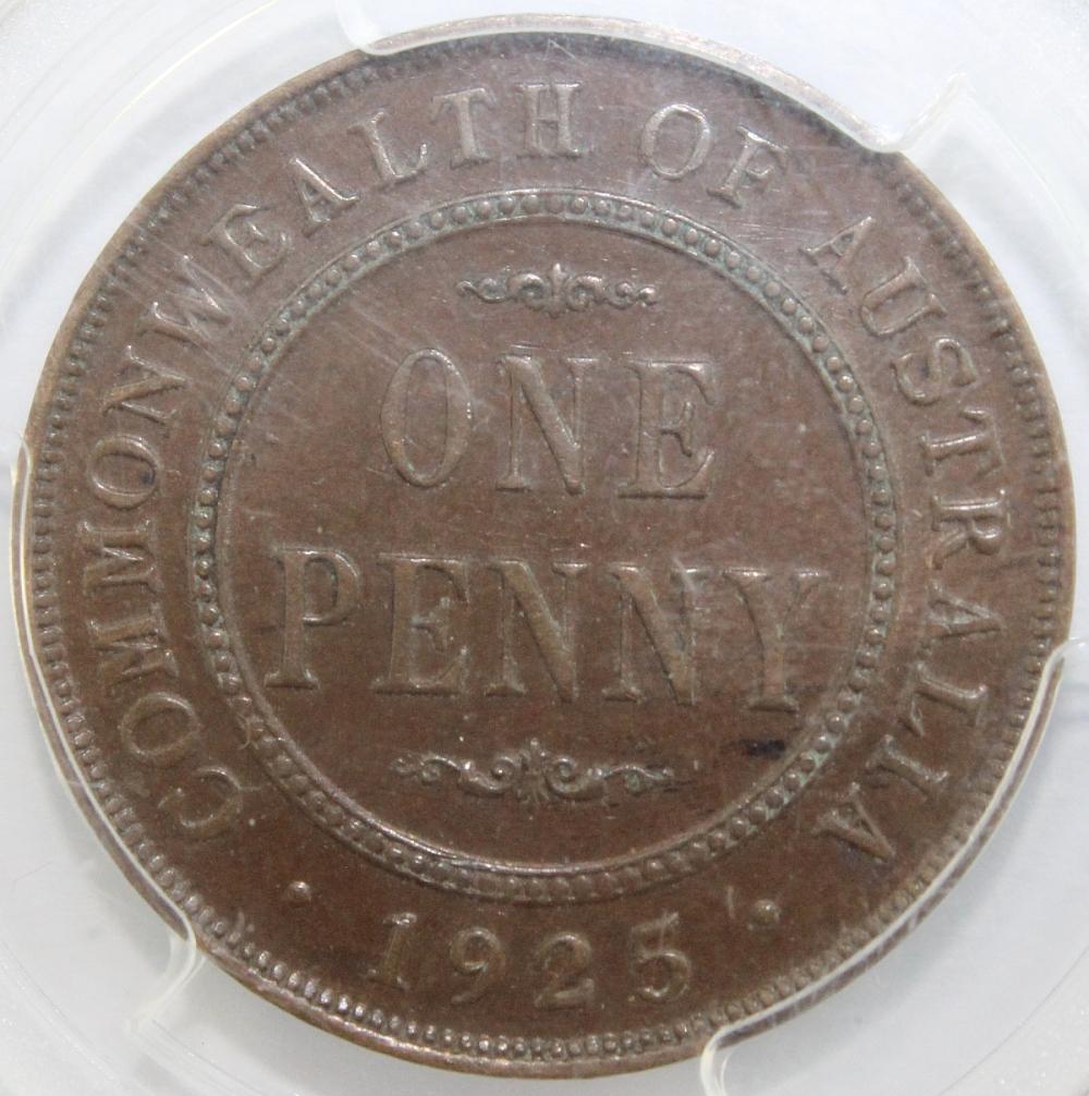 Australia. 1925 Penny, PCGS... image