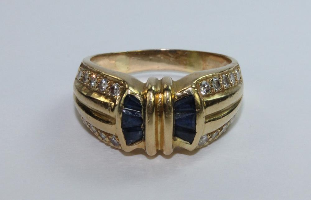 Sapphire & Diamond Ring in ... image