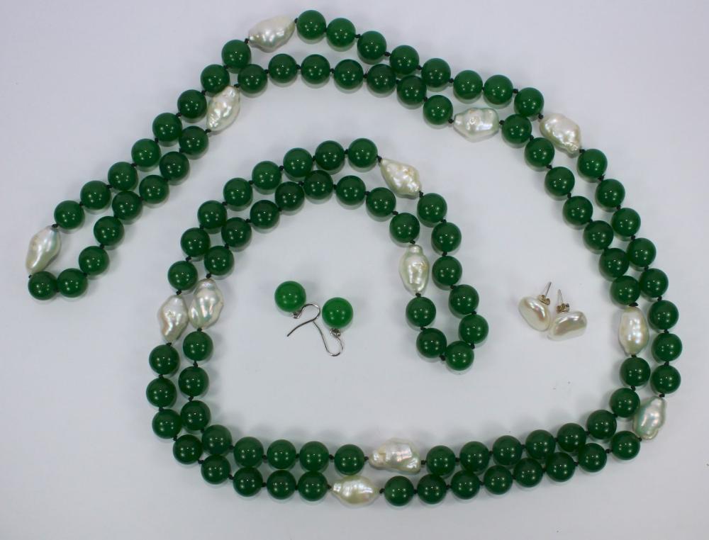 Opera-length Green Onyx & B... image