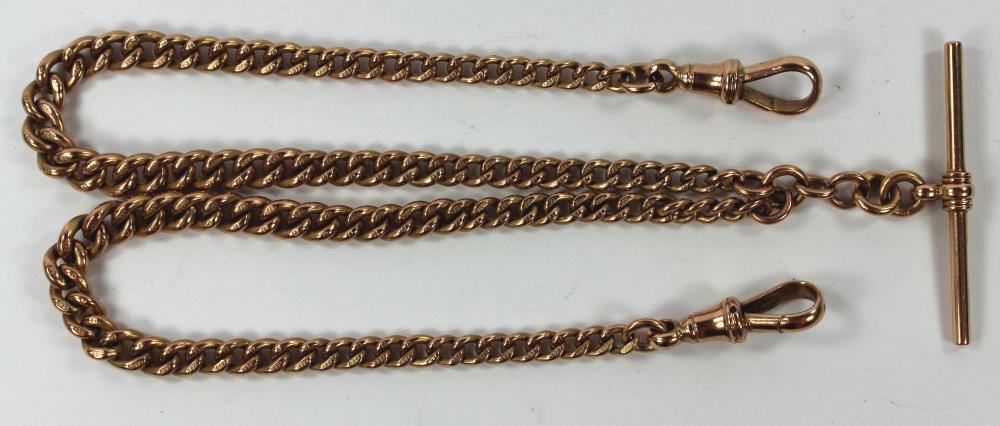 Watch Chain in 9ct Rose Gold image